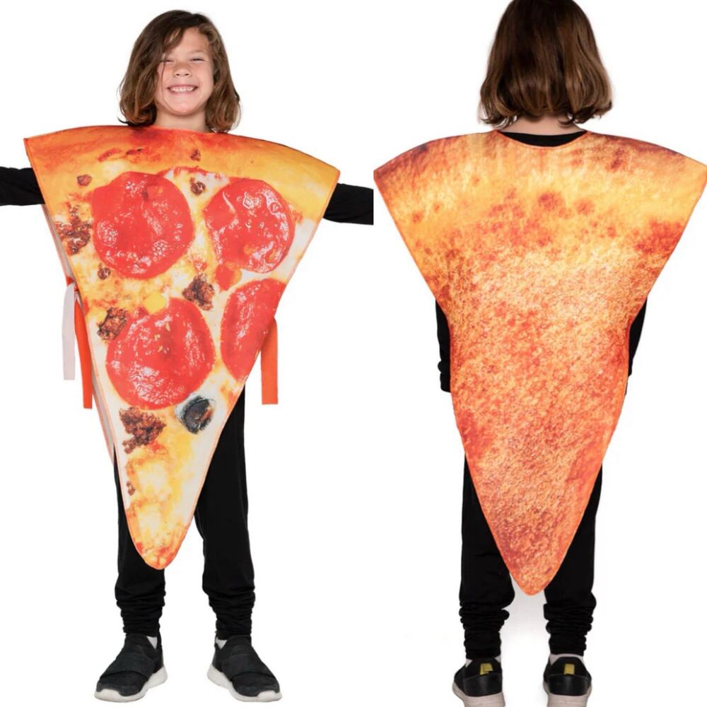 Spooktacular Creations Kids Unisex Pepperoni Pizza Costume Size Small 5-7 - Picture 1 of 11